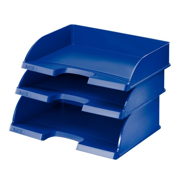 Tavita documente Leitz PLUS Jumbo, landscape, albastru BPTCSL008251