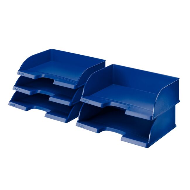 Tavita documente Leitz PLUS Jumbo, landscape, albastru BPTCSL008251
