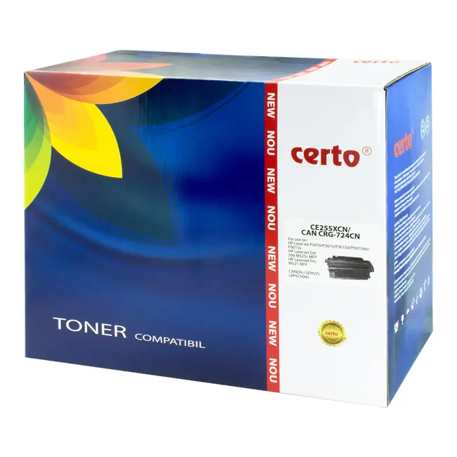Toner Certo, compatibil CE255X, CRG-724H, 12500 pagini, negru BPTCHP840400