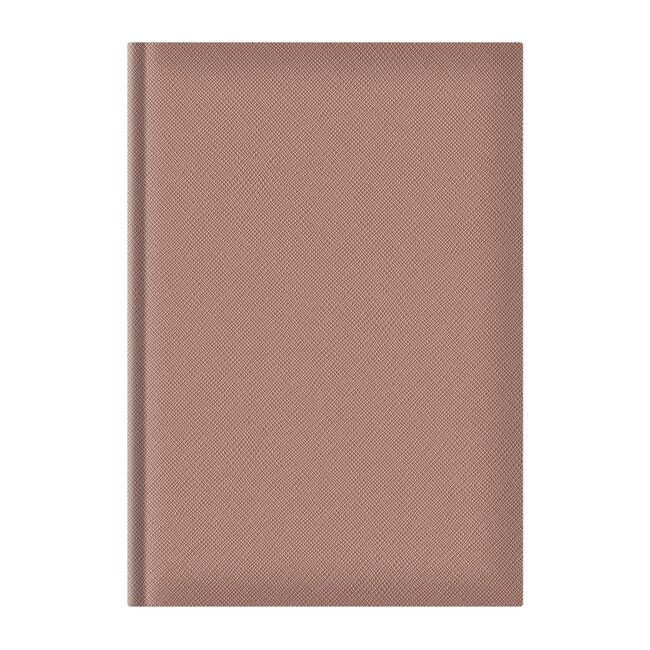 Agenda A5 Adria, nedatata, hartie ivory, coperta auriu roze BPTCEJ251707