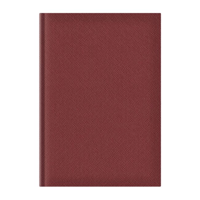 Agenda A5 Adria, nedatata, hartie ivory, coperta maro roscat BPTCEJ251706