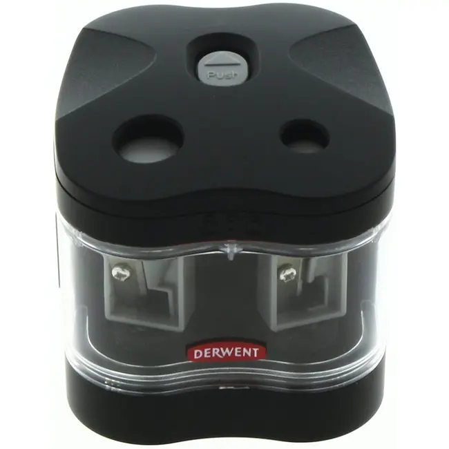 Ascutitoare electrica DERWENT Professional, dubla, plastic, negru BPTCSL230233