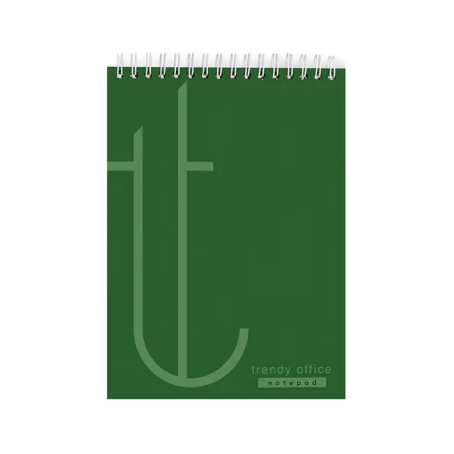 Blocnotes cu spira, Trendy Green, A5, matematica, 80 file BPTCCI780034