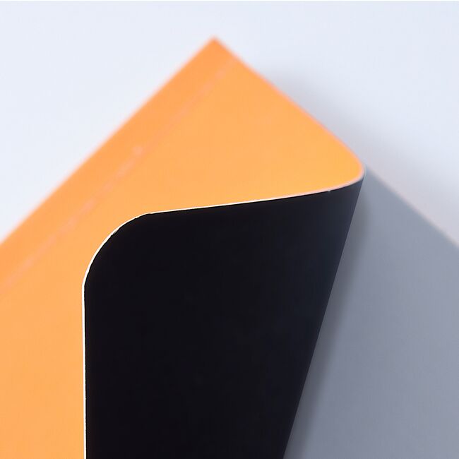 Caiet cu elastic A5+ Rhodia Unlimited, 60 file, dictando, portocaliu BPTCCF1189788