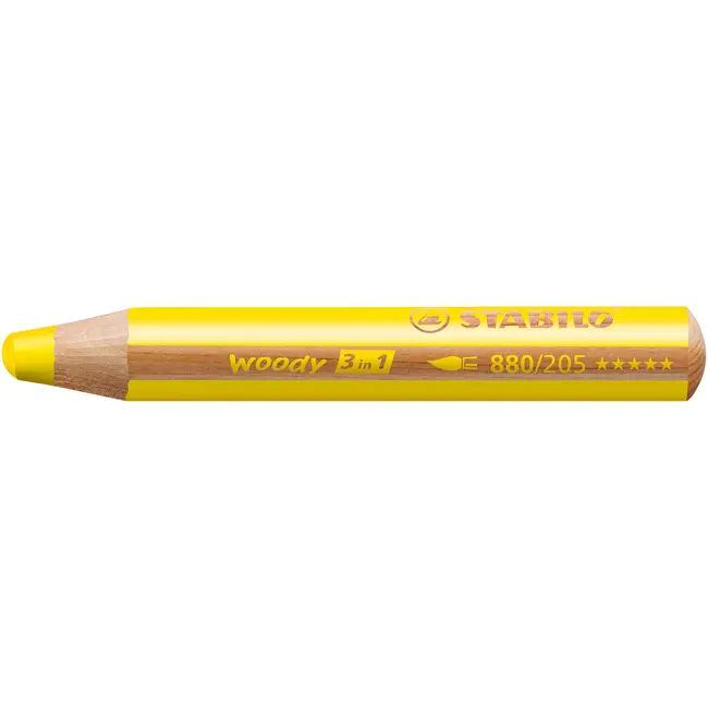 Creion Stabilo Woody 3 in 1, galben BPTCSW880205