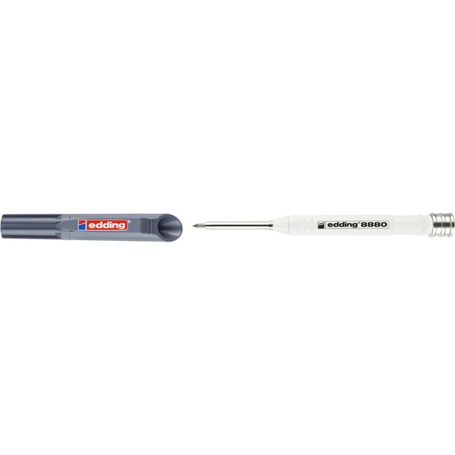 Creion pentru constructii edding 8880, corp aluminiu, varf subtire, grafit BPTCED888000