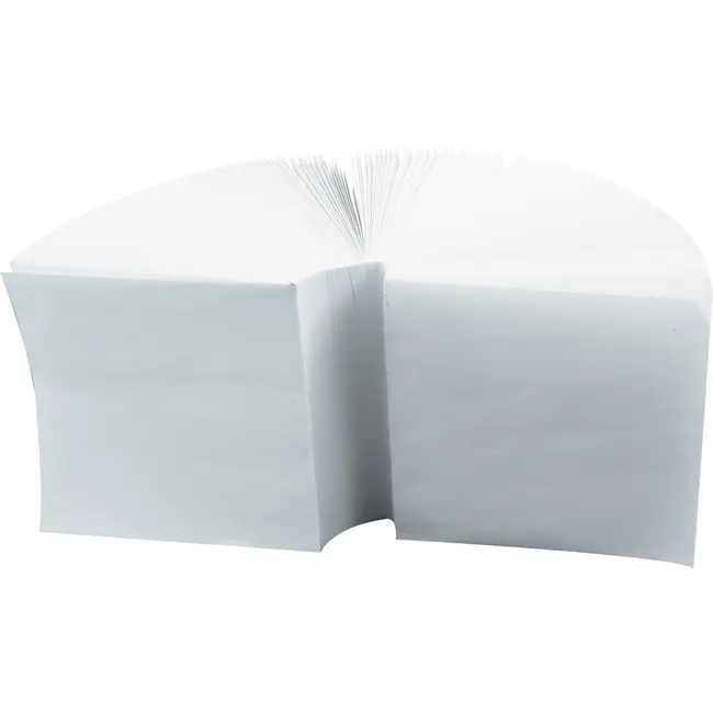 Cub hartie, 500 file, brosate, 90 x 90 mm, 70 g/mp, alb BPTCPA6297