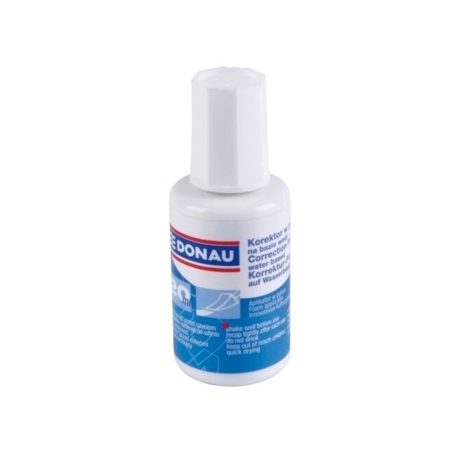 Fluid corector Donau, 20 ml, pe baza de apa, aplicator cu burete BPTCDN101221