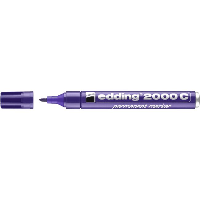 Marker Edding 2000 permanent varf rotund 1.5-3 mm, violet BPTCED200008