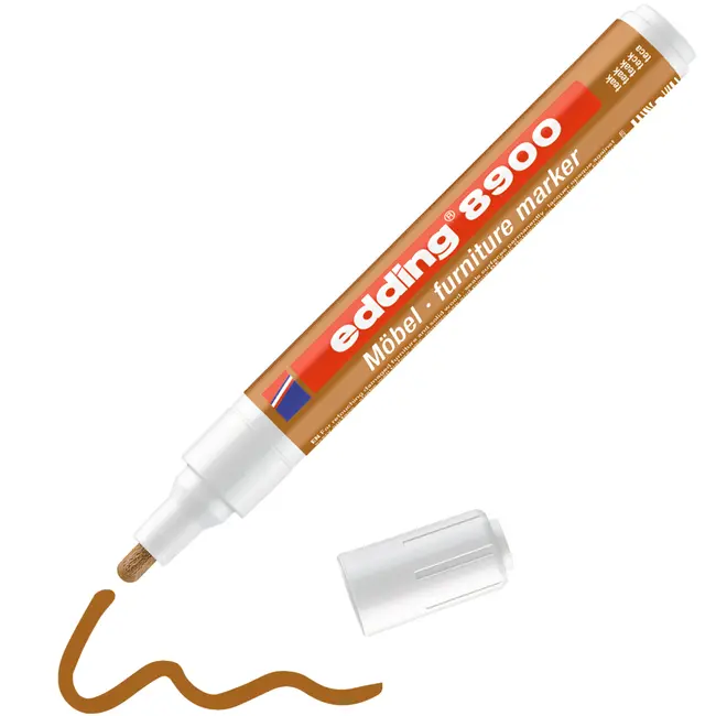 Marker Edding 8900 pentru retusuri mobilier, lemn tec BPTCED890009