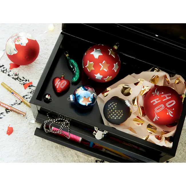 Marker permanent Edding 751 cu vopsea, corp metalic, varf rotund, 1-2 mm, portocaliu BPTCED751006