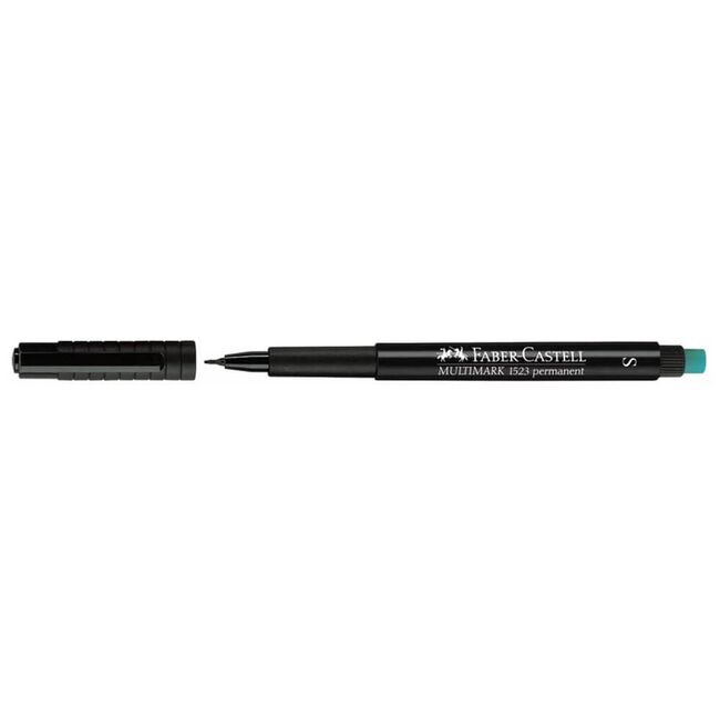 Marker permanent Faber Castell, varf rotund 0.4 mm, negru BPTCFC152399
