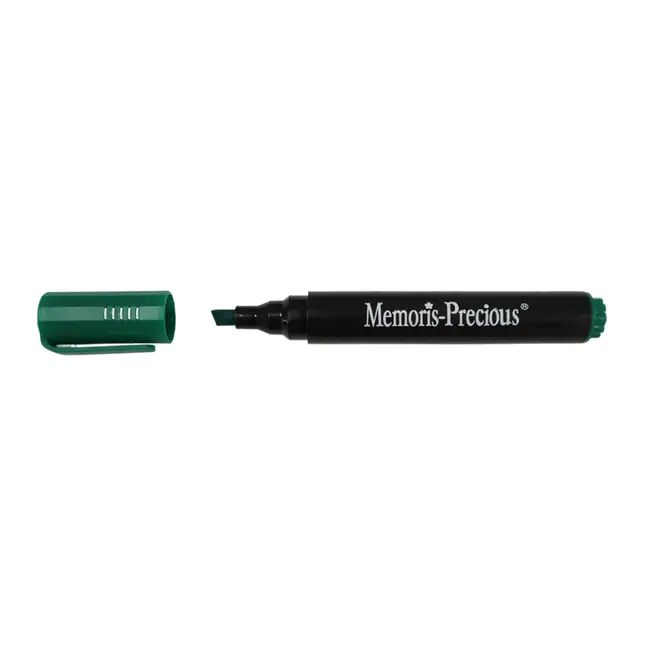 Marker permanent Memoris-Precious, varf tesit, 2-7 mm, verde BPTCBV990016