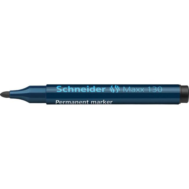 Marker permanent Schneider 130, varf rotund, 1-3 mm, negru BPTCSCH001003