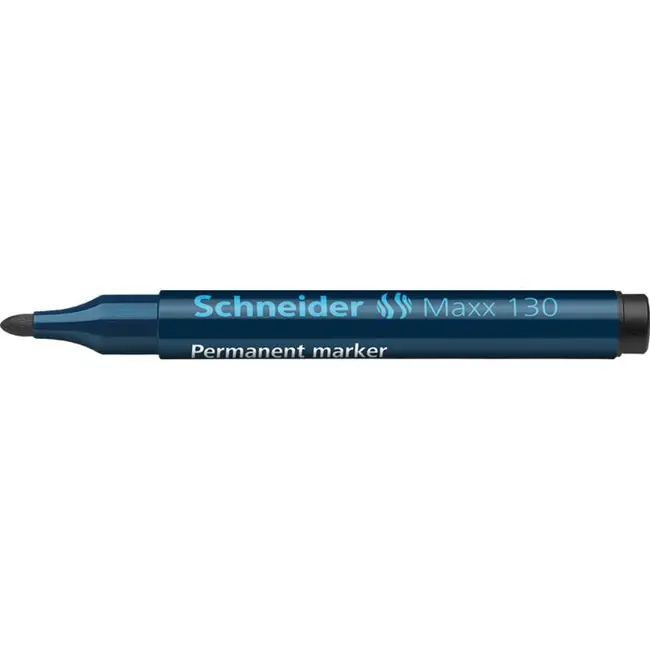 Marker permanent Schneider 130, varf rotund, 1-3 mm, negru BPTCSCH001003
