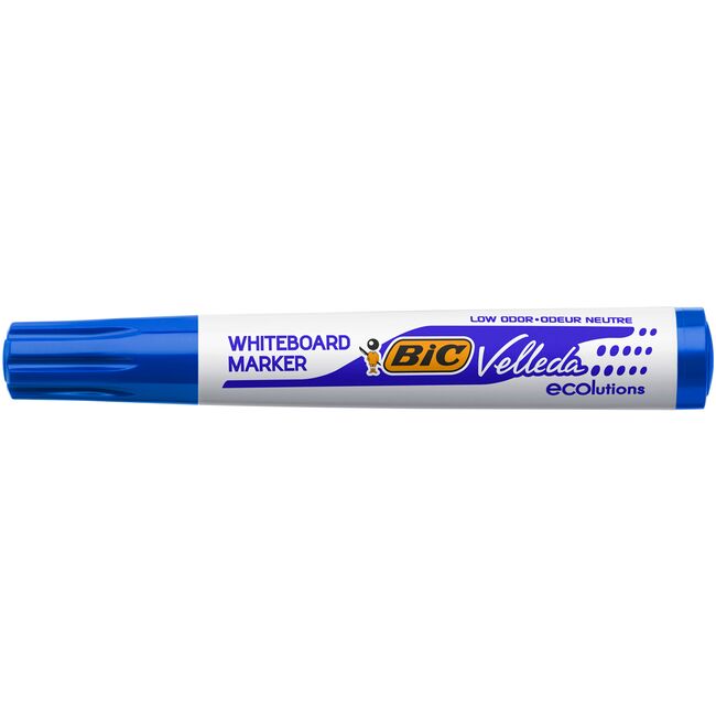 Marker tabla BIC, ECO Velleda 1701, rotund 1.5 mm, scriere albastra BPTCCT8024