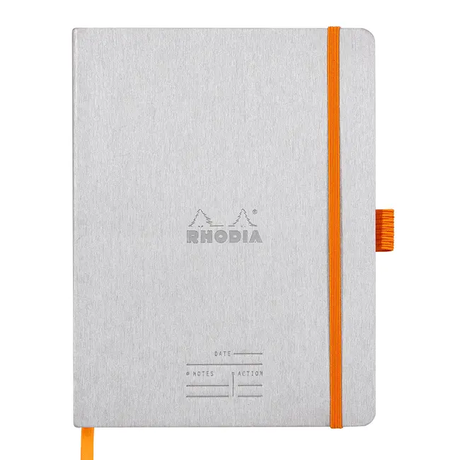 Meeting Book A5+ Rhodiarama, 80 file, argintiu BPTCCF1177815