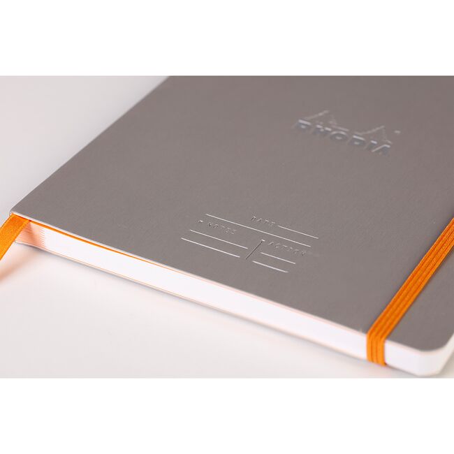 Meeting Book A5+ Rhodiarama, 80 file, argintiu BPTCCF1177815