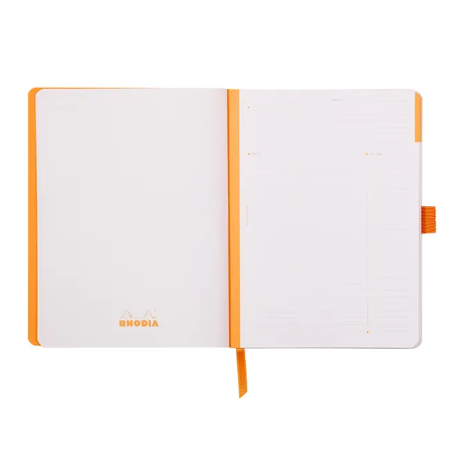 Meeting Book A5+ Rhodiarama, 80 file, argintiu BPTCCF1177815
