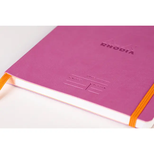 Meeting Book A5+ Rhodiarama, 80 file, lila BPTCCF1177914