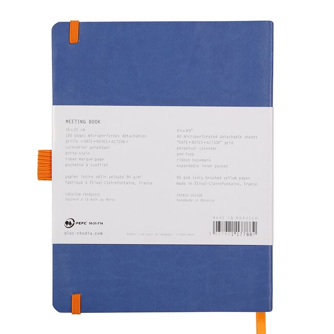 Meeting Book A5+ Rhodiarama, 80 file, safir BPTCCF1177884
