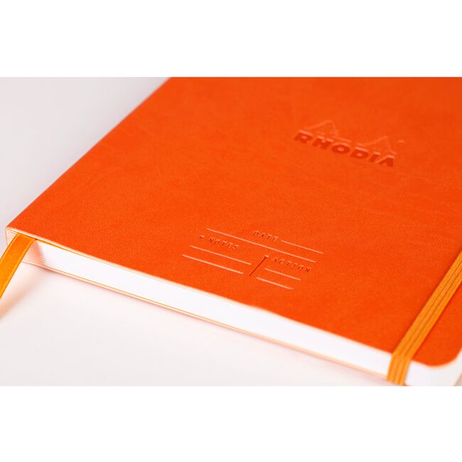Meeting Book A5+ Rhodiarama, 80 file, tangerine BPTCCF1177945
