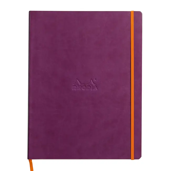 Notebook  A4+ Rhodiarama, 80 file, ivory dictando, mov BPTCCF1177105