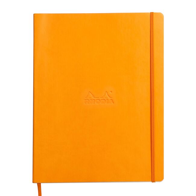 Notebook  A4+ Rhodiarama, 80 file, ivory dictando, portocaliu BPTCCF1177150