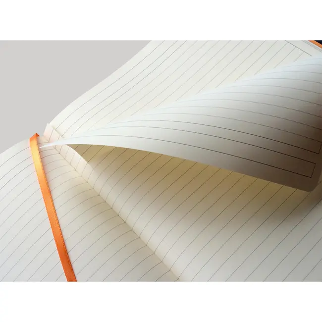 Notebook  A4+ Rhodiarama, 80 file, ivory dictando, portocaliu BPTCCF1177150