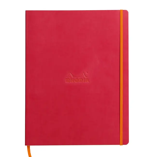 Notebook  A4+ Rhodiarama, 80 file, ivory dictando, roze BPTCCF1177129