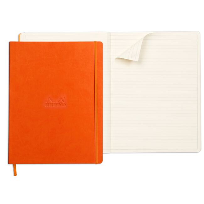 Notebook  A4+ Rhodiarama, 80 file, ivory dictando, tangerine BPTCCF1177143