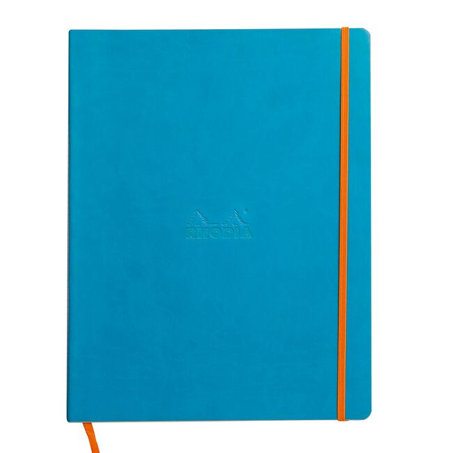 Notebook  A4+ Rhodiarama, 80 file, ivory dictando, turcoaz BPTCCF1177075