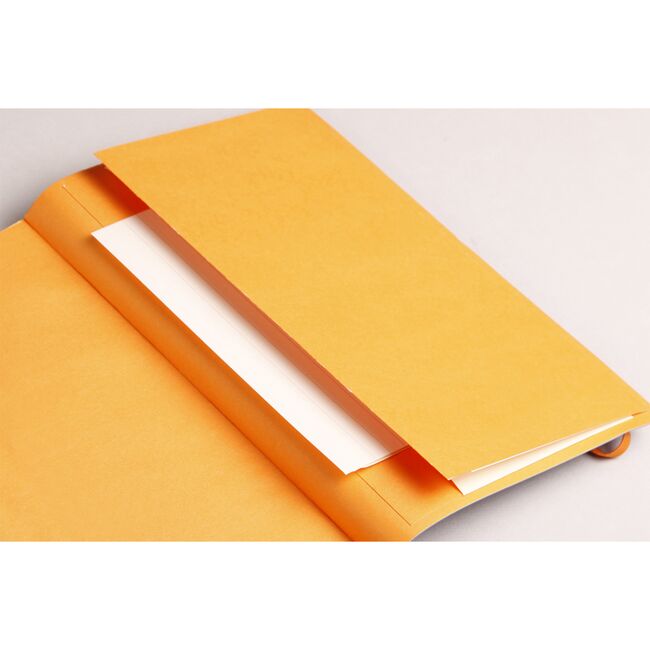 Notebook A5 Rhodiarama, 80 file, ivory, dictando, argintiu BPTCCF1174012