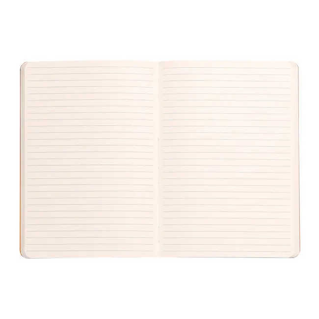 Notebook A5 Rhodiarama, 80 file, ivory, dictando, galben BPTCCF1174166