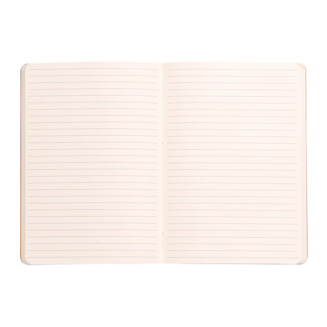 Notebook A5 Rhodiarama, 80 file, ivory, dictando, maro BPTCCF1174036