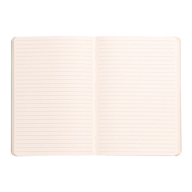 Notebook A5 Rhodiarama, 80 file, ivory, dictando, portocaliu BPTCCF1174159