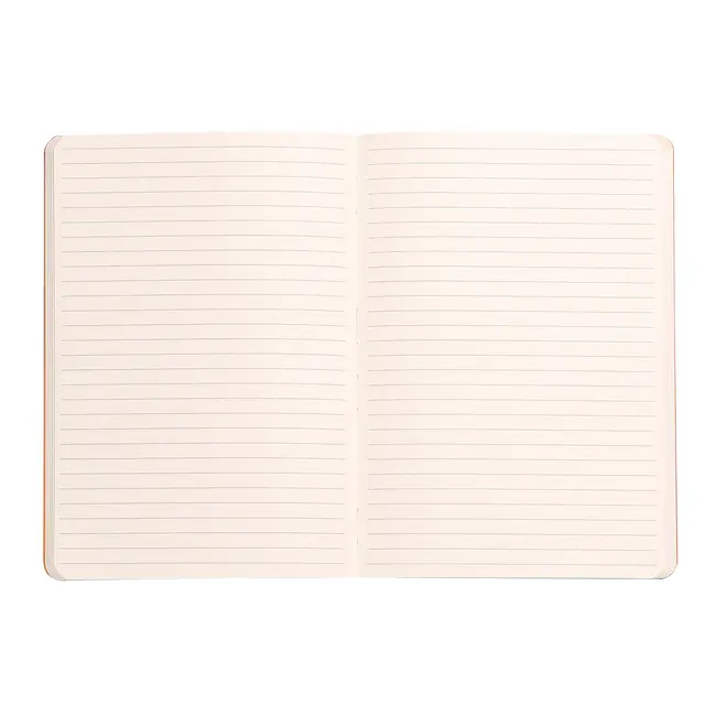 Notebook A5 Rhodiarama, 80 file, ivory, dictando, roze BPTCCF1174128