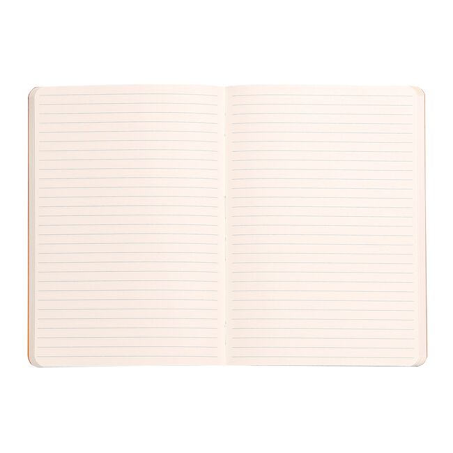 Notebook A5 Rhodiarama, 80 file, ivory, dictando, safir BPTCCF1174081