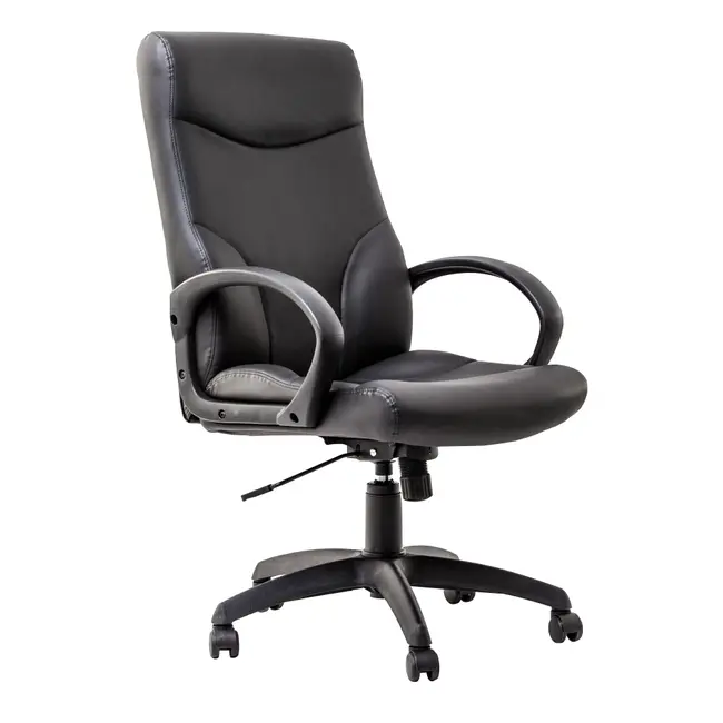 Scaun directorial, Stilo Eco, piele ecologica, negru BPTCPL691501