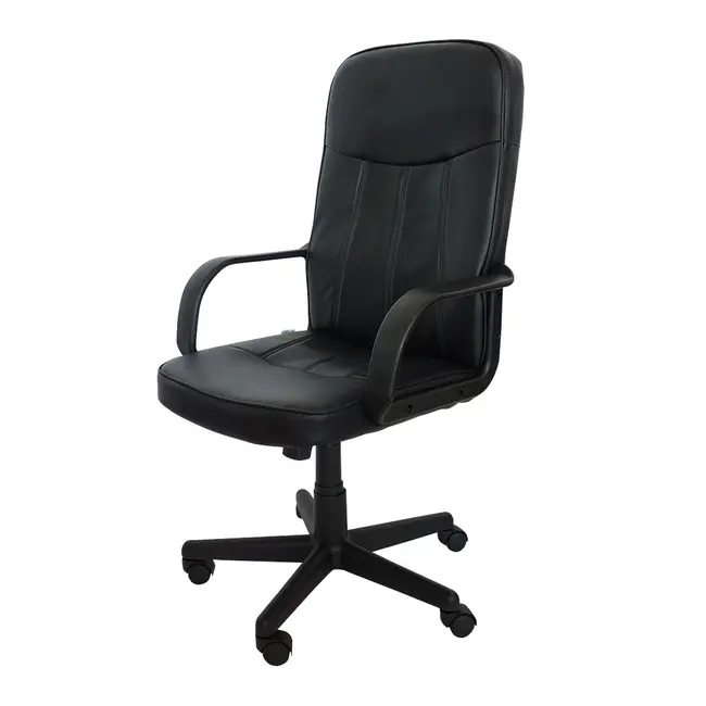 Scaun directorial CMX 2048, piele ecologica, neagru BPTCPL800311