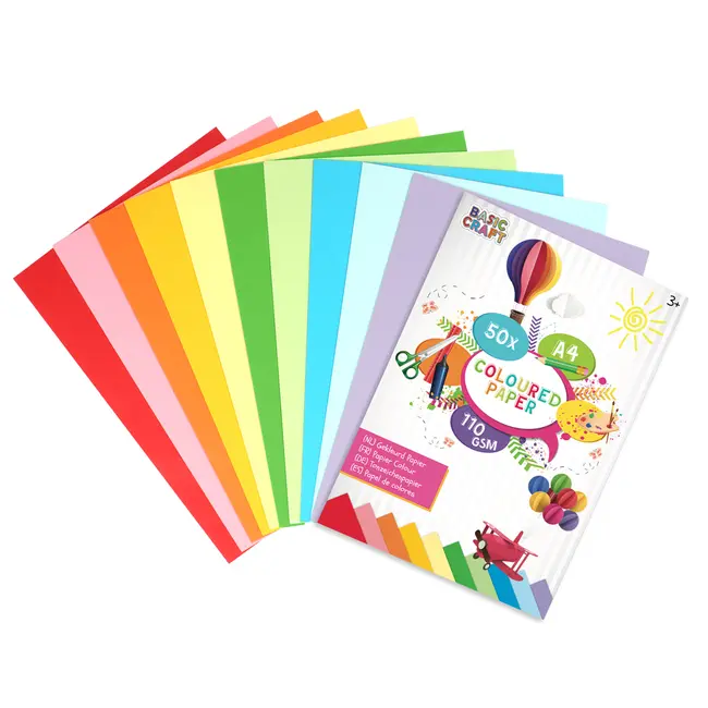 Set carton color Creative Craft, 110 gr, 50 file BPTCJK000010