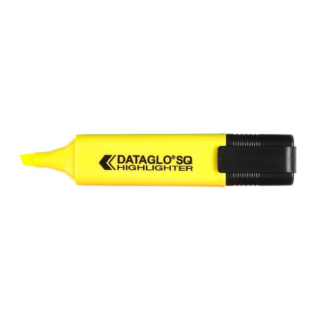 Textmarker Dataglo, corp dreptunghiular, varf 1-5 mm, galben BPTCAY791005