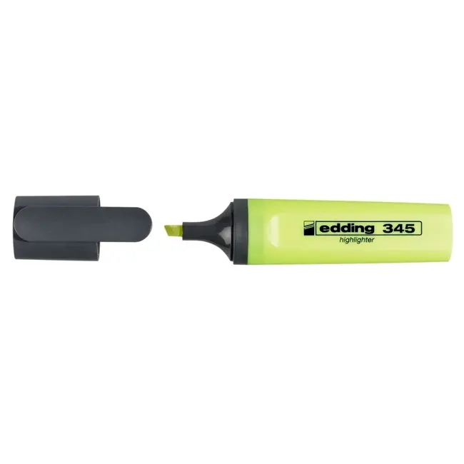 Textmarker Edding 345, varf 2-5 mm, galben BPTCED3455