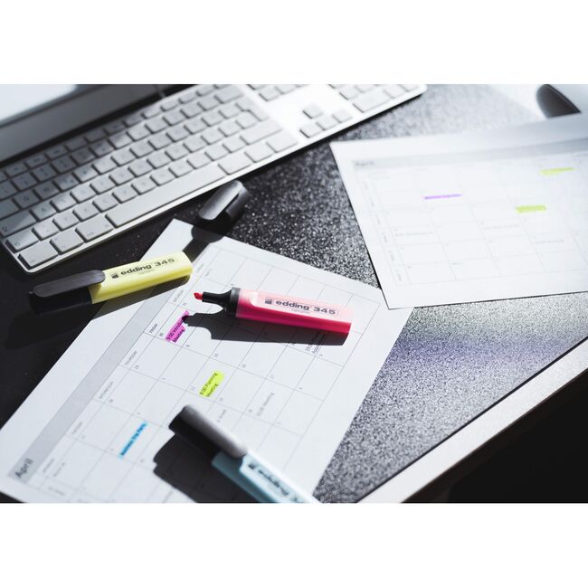 Textmarker Edding 345, varf 2-5 mm, portocaliu BPTCED3456