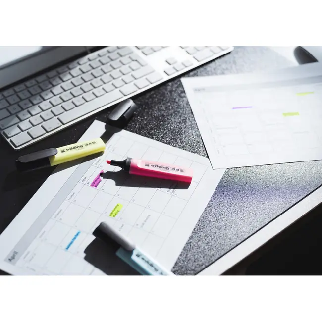 Textmarker Edding 345, varf 2-5 mm, roz BPTCED3459