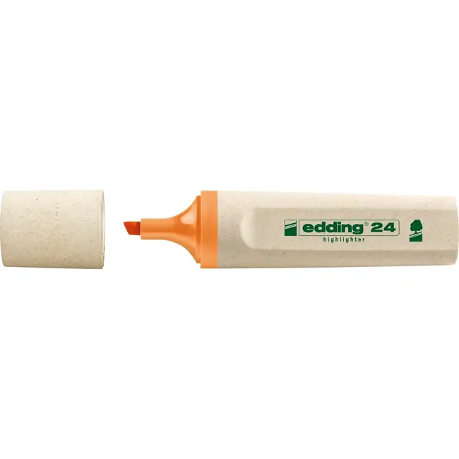 Textmarker Edding Ecoline, varf retezat, 2-5 mm, orange BPTCED000224