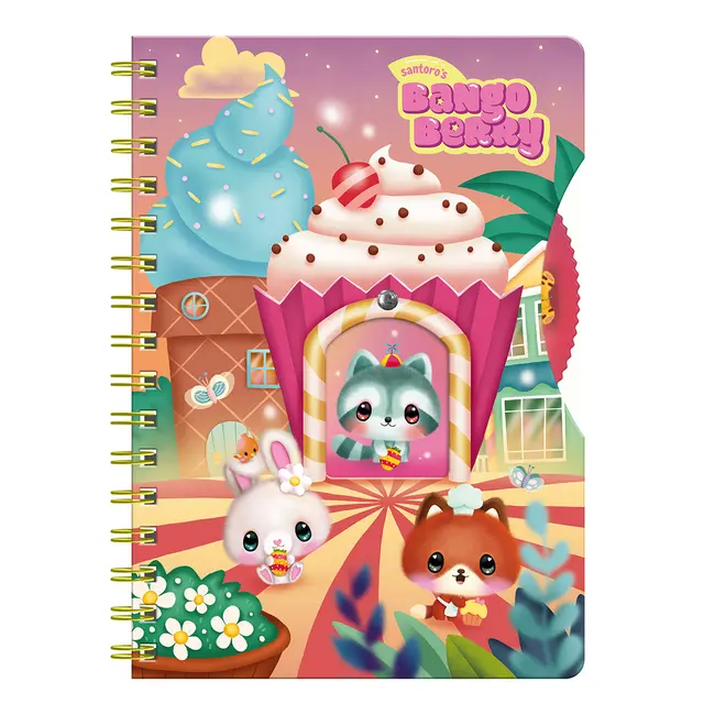 Agenda cu spira Bangoberry, Remi Ratonul, 192 file, 16x21 cm BPTCGR1342010