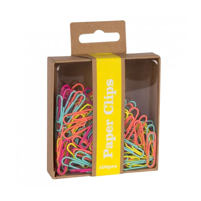 Agrafe colorate Apli, 100 bucati, diverse culori BPTCAL015143