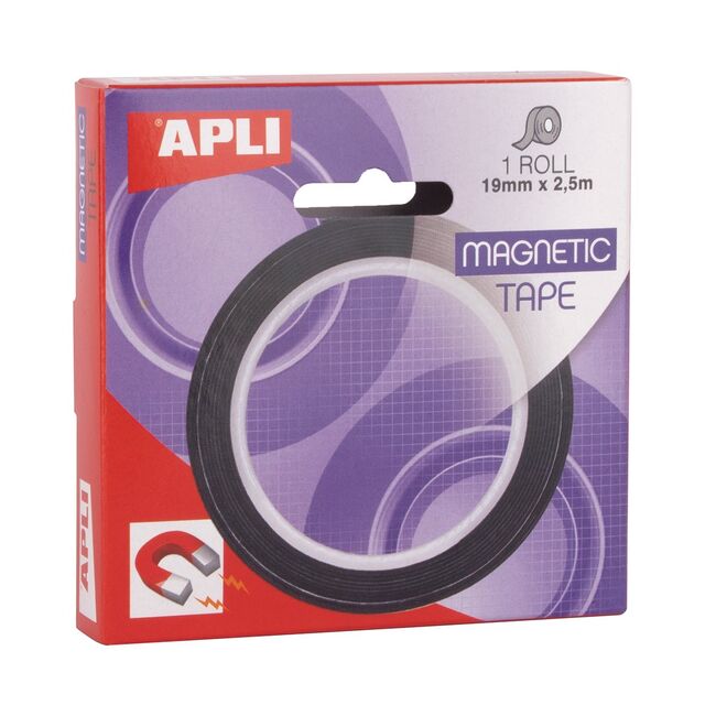 Banda adeziva magnetica Apli, 19 mm x 2.5 mm BPTCAL177240