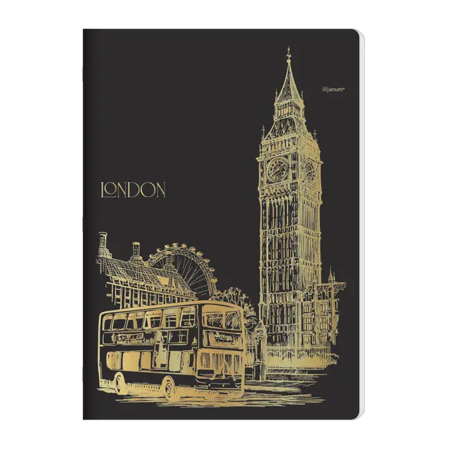 Caiet A5 capsat, 52 file dictando, 70g/mp, design folio BPTCCI989567